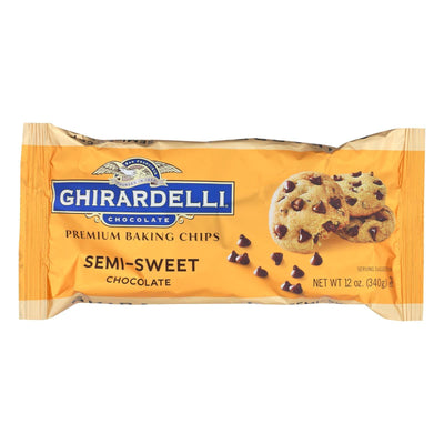 Ghirardelli Baking Chips - Semi Sweet Chocolate - Case Of 12 - 12 Oz. - Orca Market