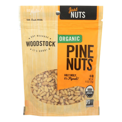 Woodstock Organic Pine Nuts - Case Of 8 - 6 Oz - Orca Market