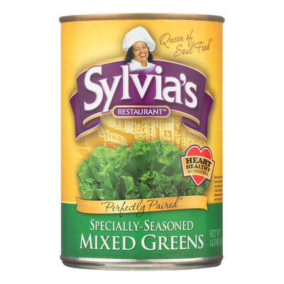 Sylvia's Mixed Greens - Case Of 12 - 14.5 Oz. - Orca Market