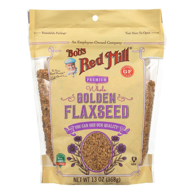 Bob's Red Mill - Flaxseeds Golden Gluten Free - Case Of 4-13 Oz - Orca Market