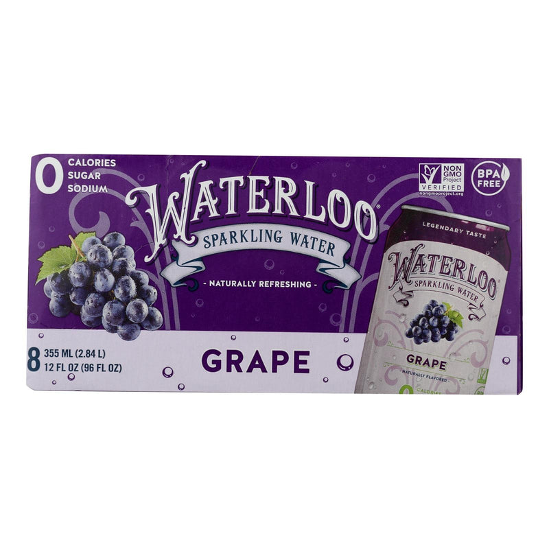 Waterloo - Sparkling Water Grape - Case Of 3 - 8/12 Fz - Orca Market