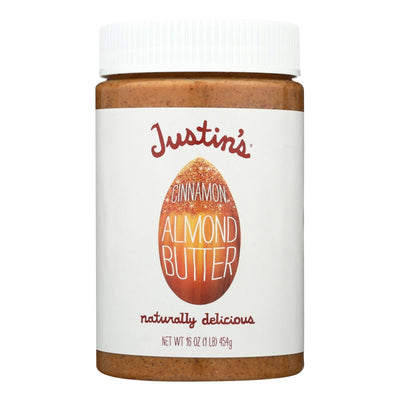 Justin's Nut Butter Almond Butter - Cinnamon - Case Of 6 - 16 Oz. - Orca Market