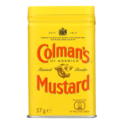 Colmans Dry Mustard Powder - 2 Oz - Case Of 12 - Orca Market