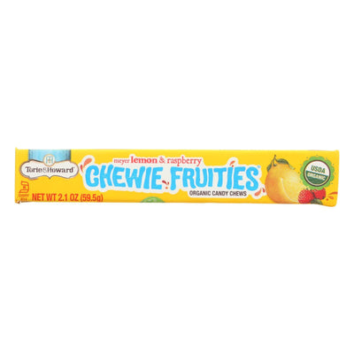 Torie And Howard - Chewy Fruities Organic Candy Chews - Lemon And Raspberry - Case Of 18 - 2.1 Oz. - Orca Market