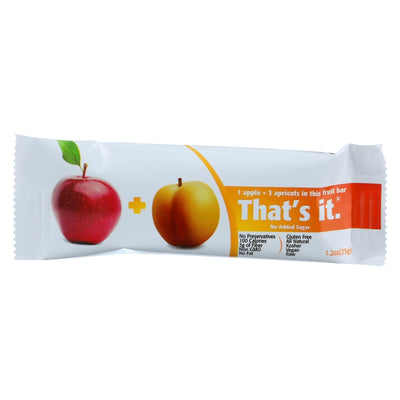 That's It Fruit Bar - Apple And Apricot - Case Of 12 - 1.2 Oz - Orca Market