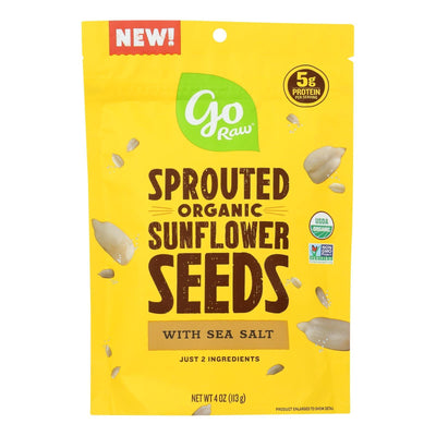 Go Raw - Snack Seed Sunflower Sprouted- Case Of 10 - 4 Oz - Orca Market