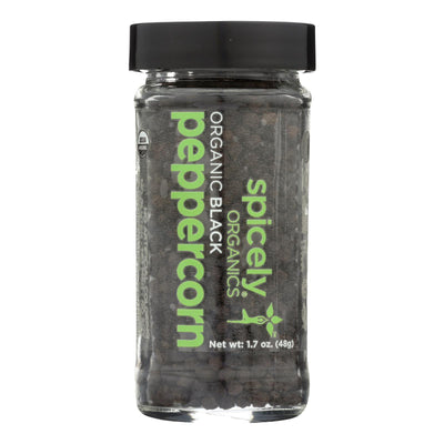 Spicely Organics - Organic Peppercorn - Black Whole - Case Of 3 - 1.7 Oz. - Orca Market