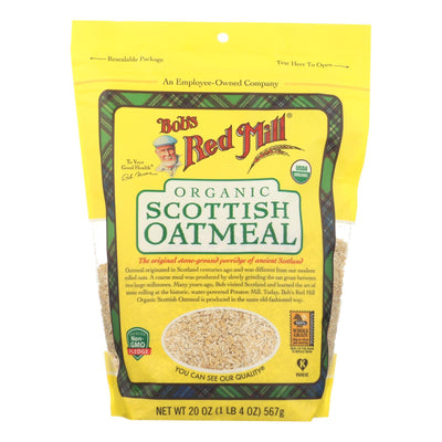 Bob's Red Mill - Oatmeal - Organic Scottish - Case Of 4 - 20 Oz. - Orca Market