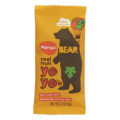 Bear Real Fruit Roll Yoyo - Mango - Case Of 6 - 3.5 Oz - Orca Market