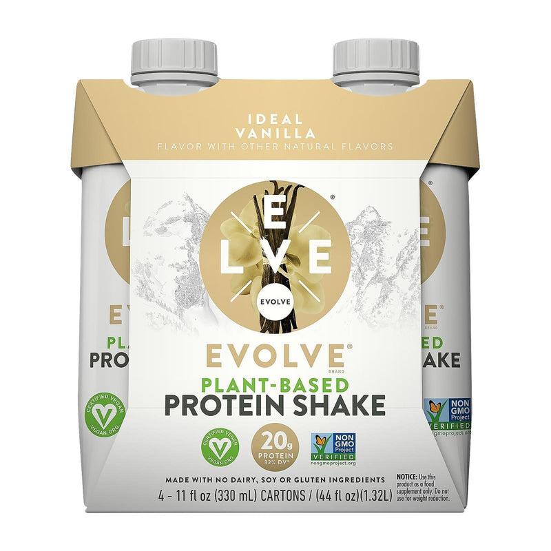 Evolve Ideal Vanilla Protein Shakes - Case Of 3 - 4/11 Oz - Orca Market