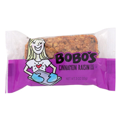 Bobo's Oat Bars - All Natural - Cinnamon Raisin - 3 Oz Bars - Case Of 12 - Orca Market