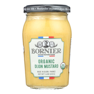 Bornier - Mustard - Organic Dijon - Case Of 6 - 7.4 Oz - Orca Market