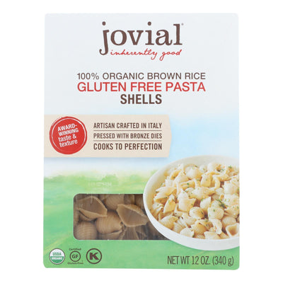 Jovial - Organic Brown Rice Pasta - Shells - Case Of 12 - 12 Oz. - Orca Market