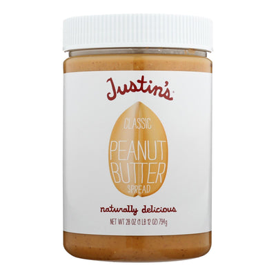 Justin's Nut Butter Peanut Butter - Classic - Case Of 6 - 28 Oz. - Orca Market