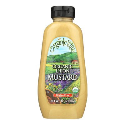 Organic Ville Stone Ground Organic - Mustard - Case Of 12 - 12 Oz. - Orca Market