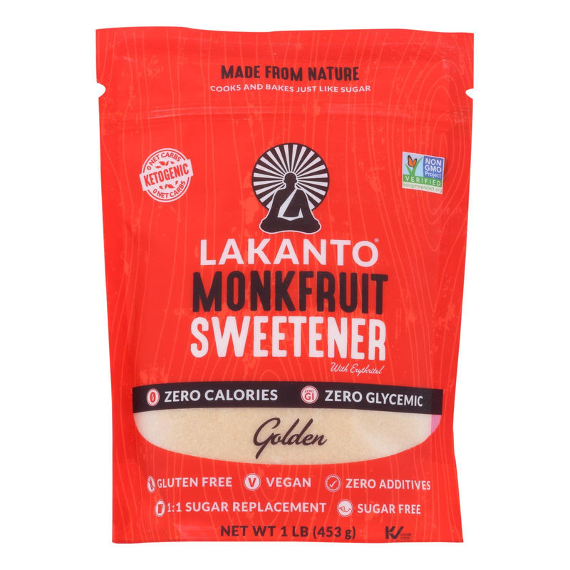 Lakanto - Monkfruit Sweetener - Golden - Case Of 8 - 16 Oz. - Orca Market