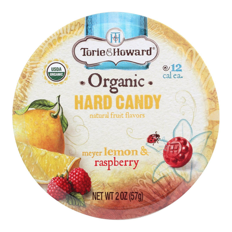 Torie And Howard Organic Hard Candy - Lemon And Raspberry - 2 Oz - Case Of 8 - Orca Market