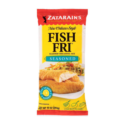 Zatarain's Fish Fry- Seasoned - Case Of 12 - 10 Oz. - Orca Market