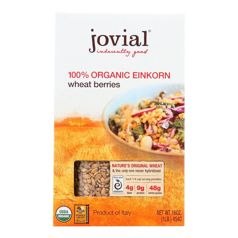 Jovial - Wheat Berries - Organic - Einkorn - 16 Oz - Case Of 12 - Orca Market