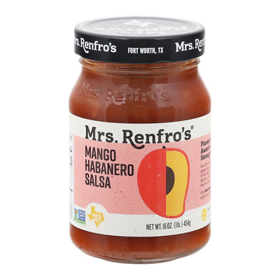 Mrs. Renfro's Mango Habanero Salsa - Mango - Case Of 6 - 16 Oz. - Orca Market