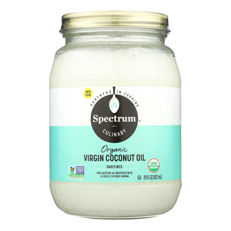 Spectrum Naturals Coconut Oil - Organic - Virgin - Unrefined - 29 Oz - Orca Market