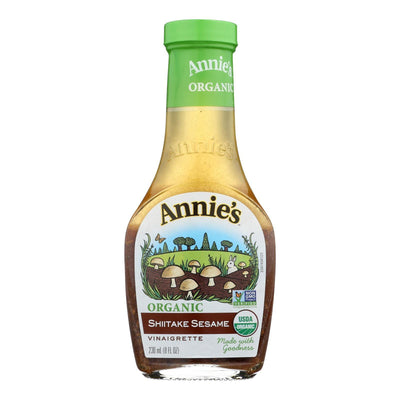 Annie's Naturals Vinaigrette Shiitake And Sesame - Case Of 6 - 8 Fl Oz. - Orca Market