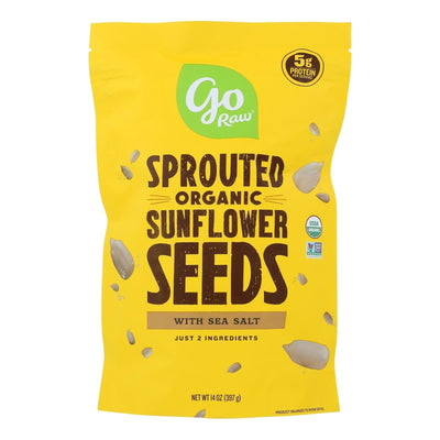 Go Raw Sprouted Seeds, Sunflower With Celtic Sea Salt - Case Of 6 - 14 Oz - Orca Market