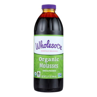 Wholesome Sweeteners Organic Molasses
 - Liquid Sweetener - Case Of 12 - 32 Oz. - Orca Market