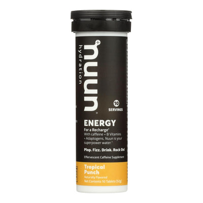 Nuun Hydration - Energy Tropical Punch - Case Of 8 - 10 Ct - Orca Market