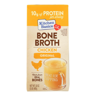 Kitchen Basics Bone Broth Chicken - Case Of 12 - 32 Fz - Orca Market