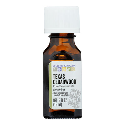 Aura Cacia - Essential Oil - Cedarwood Texas - .5 Oz - Orca Market