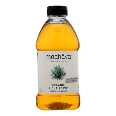 Madhava Honey Agave Nectar - Organic - Light - Case Of 4 - 46 Oz - Orca Market