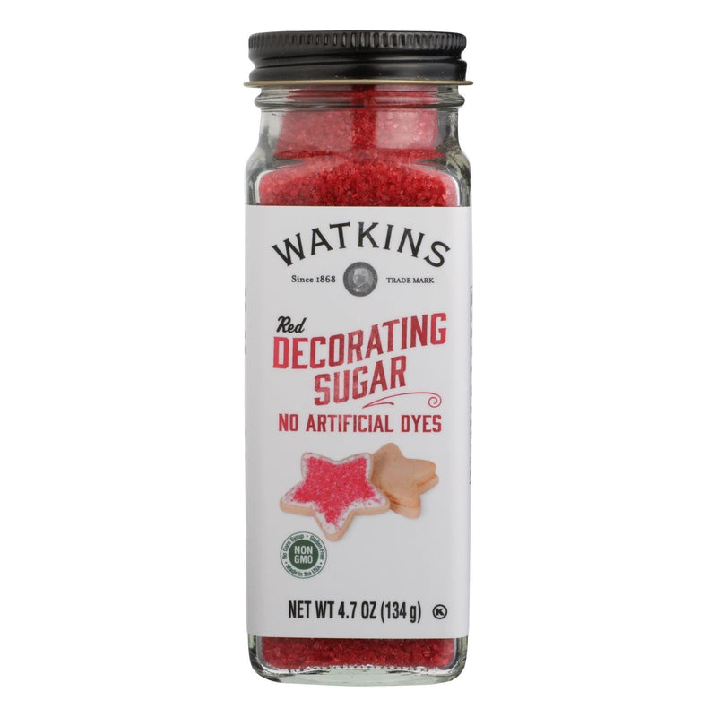 Watkins - Decorating Sugar Red - Case Of 3-4.7 Oz - Orca Market