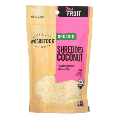 Woodstock Organic Shredded Coconut - Case Of 8 - 7 Oz - Orca Market