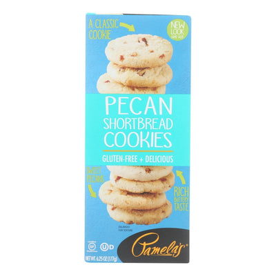 Pamela's Products - Cookies - Pecan Shortbread - Gluten-free - Case Of 6 - 6.25 Oz. - Orca Market