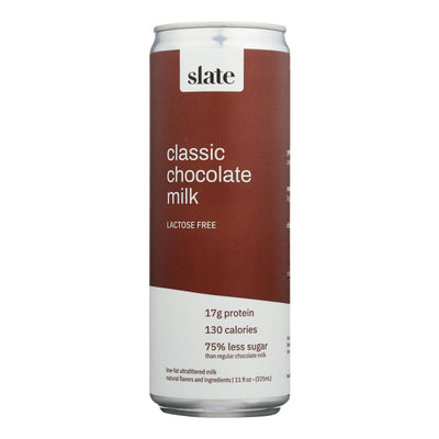 Slate Milk - Milk Aseptic Lactose Free Chocolate - Case Of 12 - 11 Fz - Orca Market