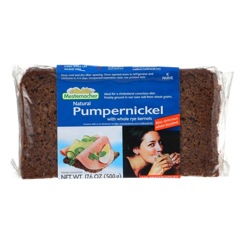 Mestemacher Bread Bread - Westphalian Classic - Pumpernickel - 17.6 Oz - Case Of 12 - Orca Market