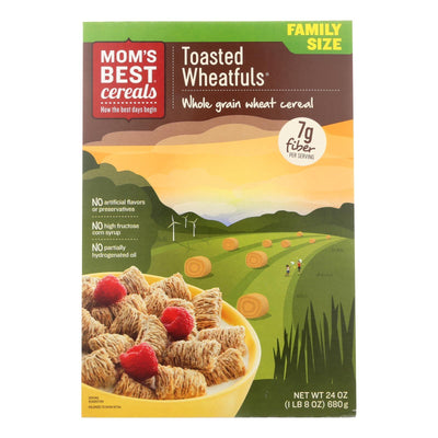 Mom's Best Naturals Wheat-fuls - Toasted - Case Of 12 - 24 Oz. - Orca Market