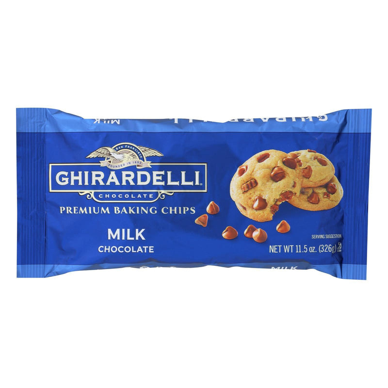 Ghirardelli Baking Chips - Milk Chocolate - Case Of 12 - 11.5 Oz. - Orca Market