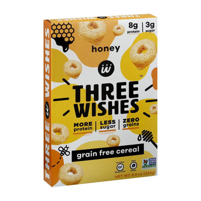 Three Wishes - Cereal Honey Gluten Free - Case Of 6-8.6 Oz - Orca Market