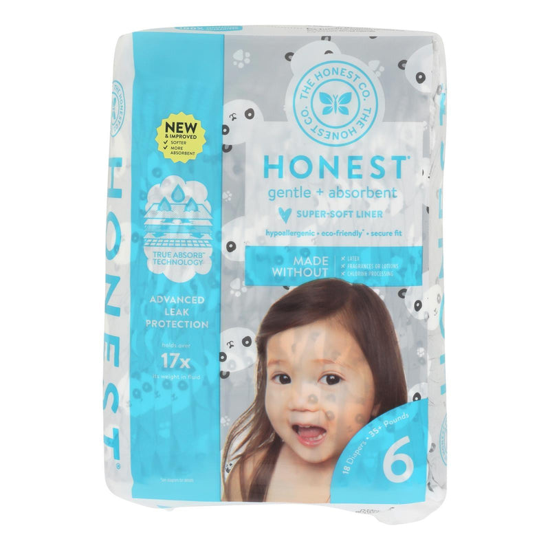 The Honest Company - Diapers Size 6 - Pandas - 18 Count - Orca Market