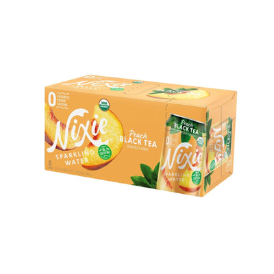 Nixie Sparkling Water - Sparkling Water Peach - Case Of 3 - 8/12 Fz - Orca Market