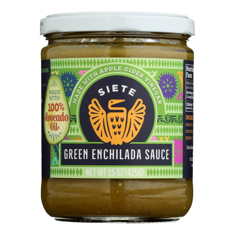 Siete - Sauce Green Enchilada - Case Of 6-16 Oz - Orca Market