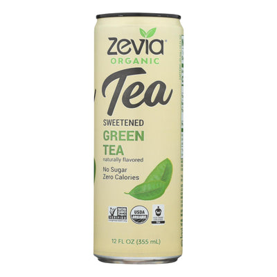 Zevia Sweetened Green Tea - Case Of 12 - 12 Fz - Orca Market