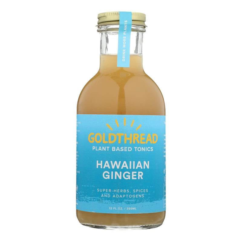 Goldthread Hawaiian Ginger Herbal Tonic - Case Of 6 - 12 Fz - Orca Market