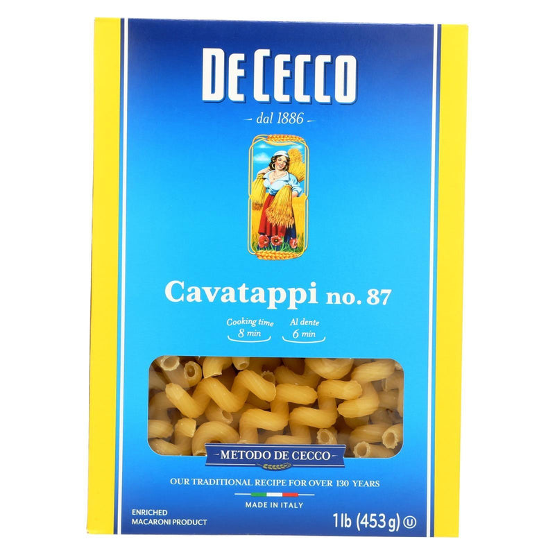 De Cecco Pasta - Pasta - Cavatappi - Case Of 12 - 16 Oz - Orca Market