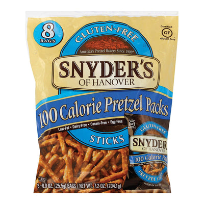 Snyder's Of Hanover Pretzel Sticks - Gluten Free 100 Calorie - Case Of 6 - 8 Count - Orca Market