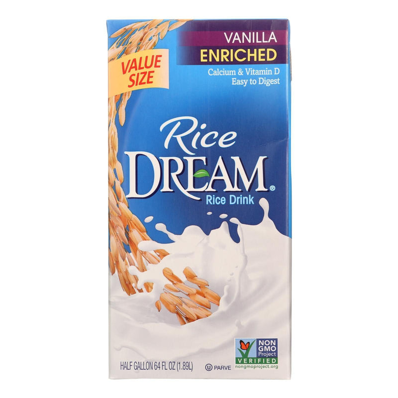 Rice Dream Original Rice Drink - Enriched Vanilla - Case Of 8 - 64 Fl Oz. - Orca Market