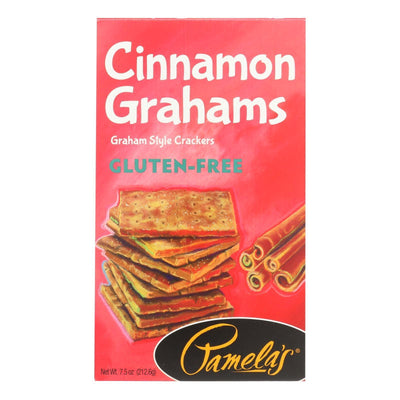 Pamela's Products - Grahams Style Crackers - Cinnamon - Case Of 6 - 7.5 Oz. - Orca Market