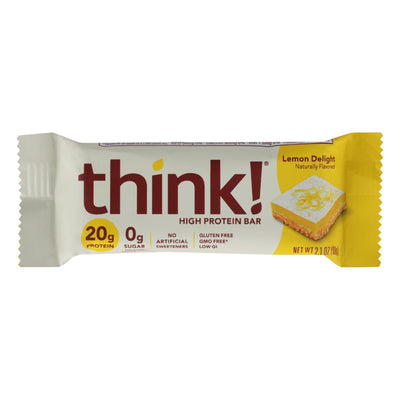 Think Products High Protein Bar - Lemon Delight - Case Of 10 - 2.1 Oz. - Orca Market